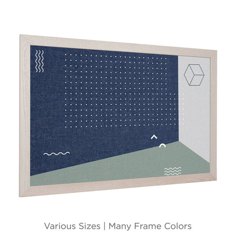 Modern Composition | Wood Frame Fabric