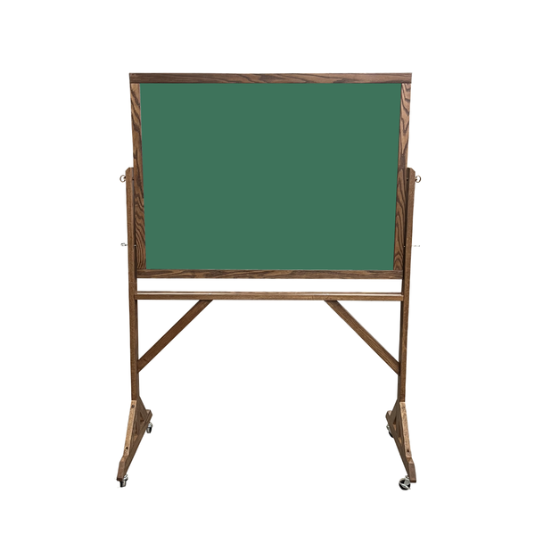 Dark Walnut Wood Frame | Portable Lam-Rite Chalkboard