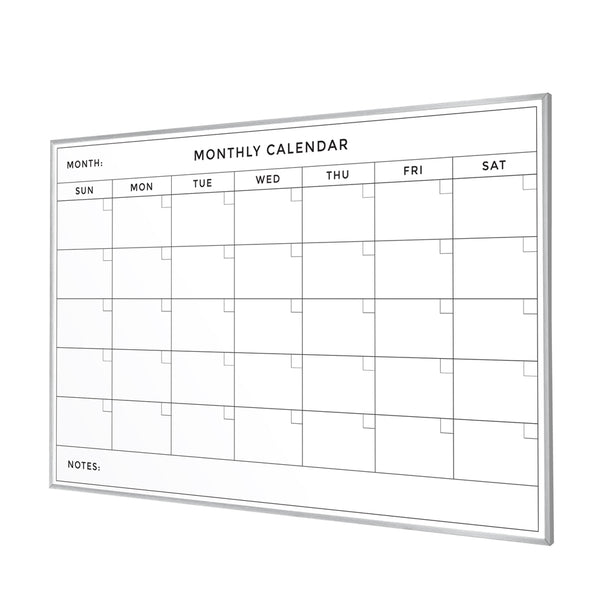 Monthly Calendar | Satin Minimalist Landscape Magnetic