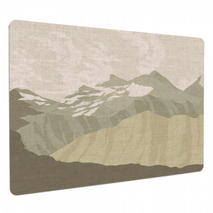 Mountain Range | Wrapped Fabric Radius Corner
