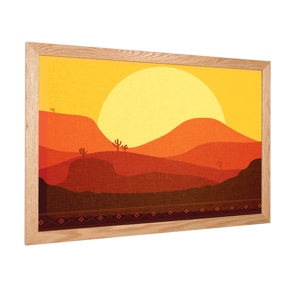 Desert Sunset | Wood Frame Fabric