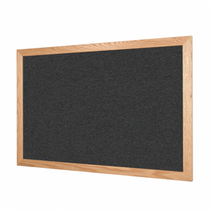 Black Olive | FORBO Bulletin Board with Wood Frame