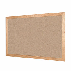 Blanched Almond | FORBO Bulletin Board with Wood Frame