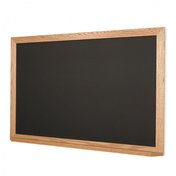 Wood Frame | Ceramic Steel Black Landscape Chalkboard