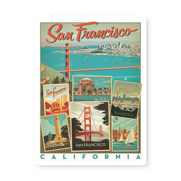 San Francisco | Graphic Metal Print