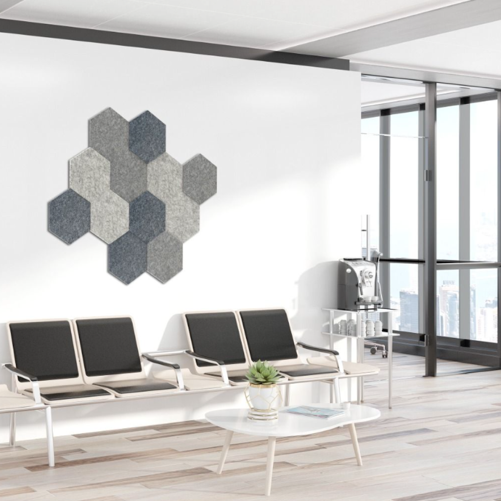 Stackable Acoutic Pannels Stick-On Decorative Acoustic Panels | Ocean Foam Combo 12-Pack – New ...