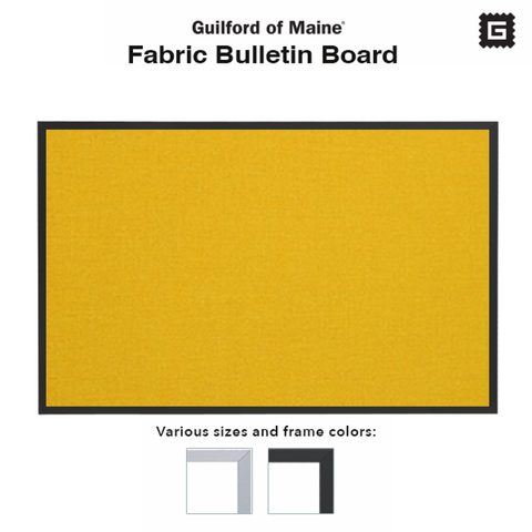 Sunshine | Fabric Bulletin Board with Aluminum Frame