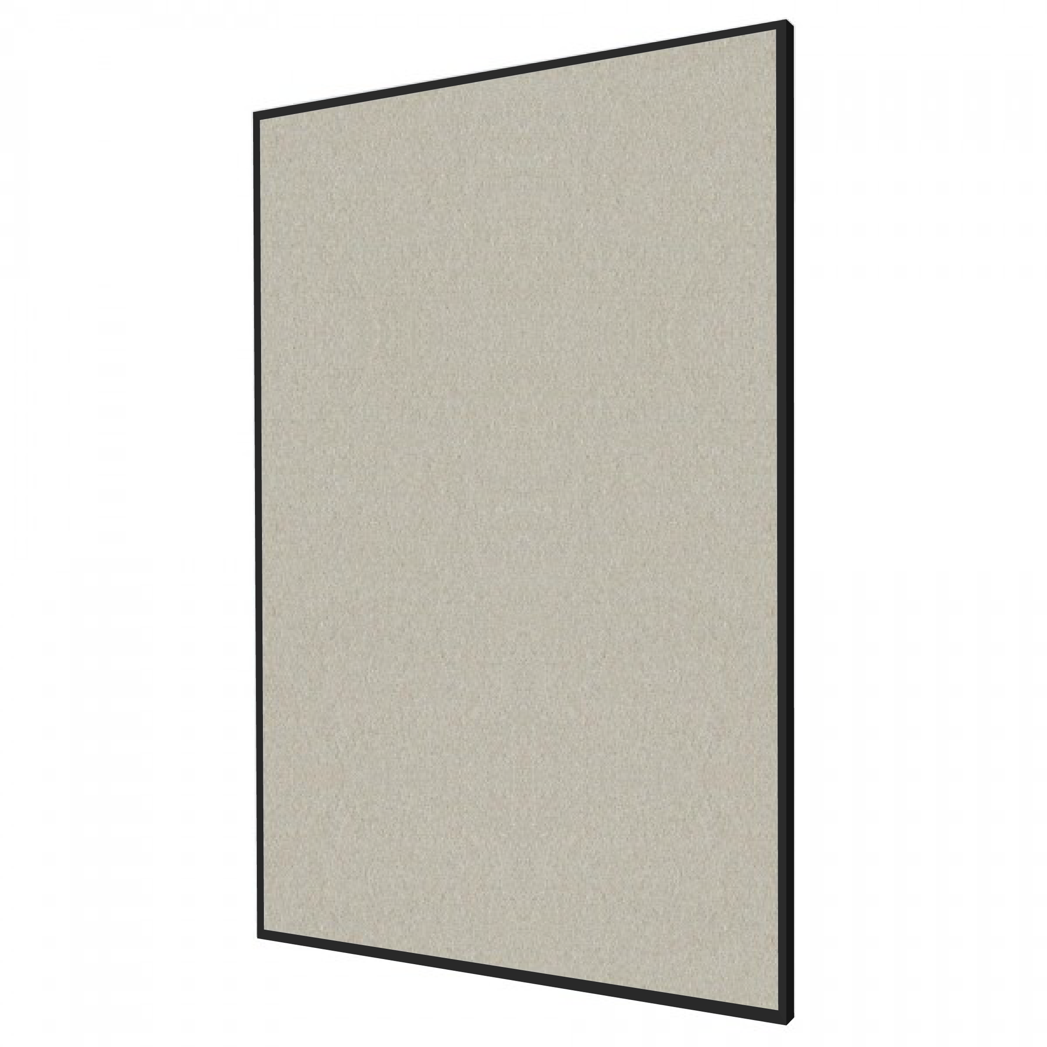 Oyster Shell | Portrait FORBO Bulletin Board with Minimalist Frame