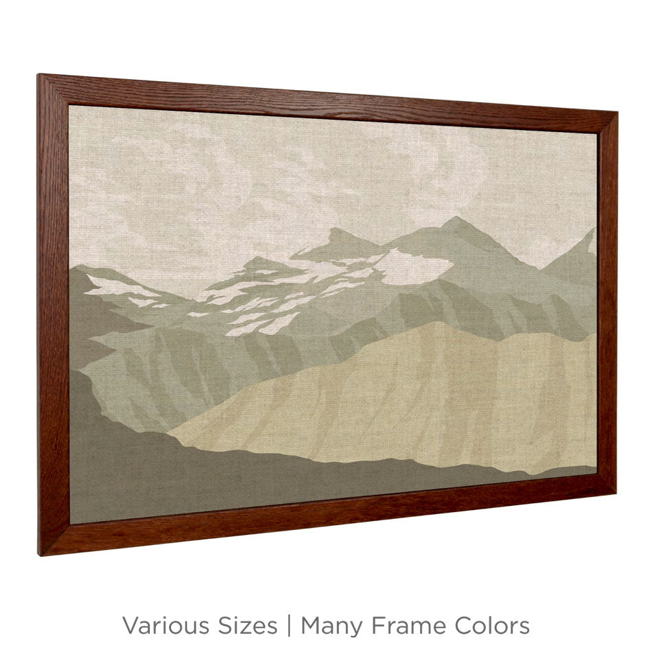Mountain Range | Wood Frame Fabric – New York Blackboard