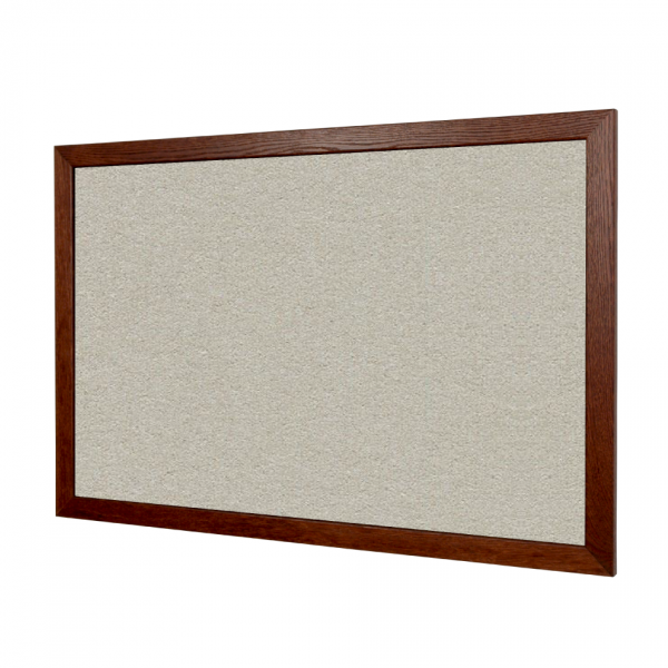 Oyster Shell | FORBO Bulletin Board with Wood Frame