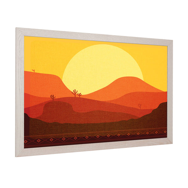 Desert Sunset | Wood Frame Fabric