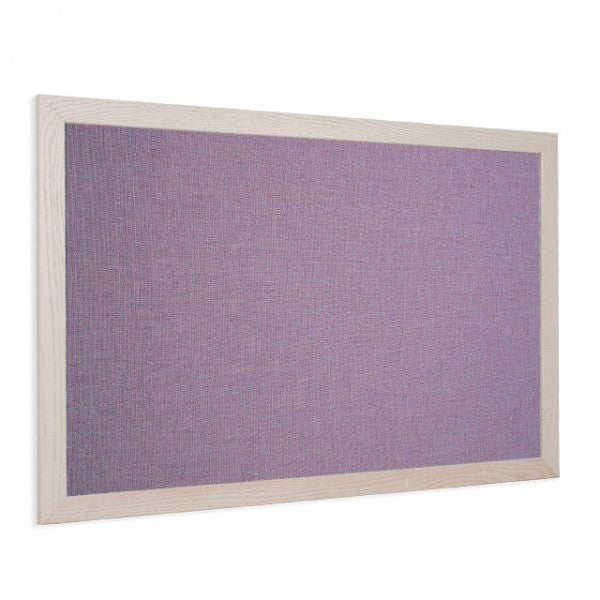 Lilac | Fabric Bulletin Board with Wood Frame