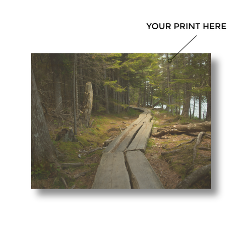 18" x 24" Landscape | Personalized Wood Print