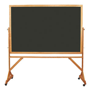 Wood Frame | Portable Ceramic Steel Chalkboard