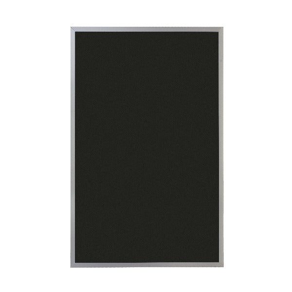 Satin Aluminum Frame | Portrait Black Lam-Rite Chalkboard