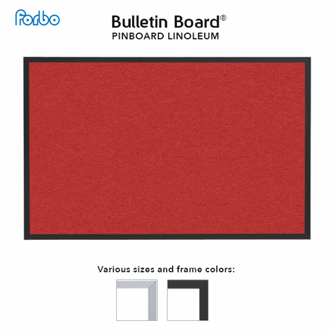Hot Salsa | FORBO Bulletin Board with Aluminum Frame