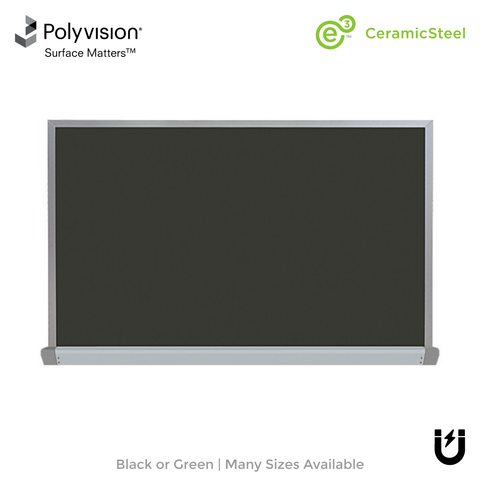 Satin Aluminum Frame | Box Tray Chalkboard