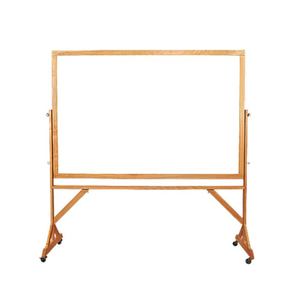 Wood Frame | Portable Ceramic Steel Whiteboard