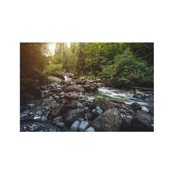Mountain Streams | Wood Print | Landscape Wood Print Collection