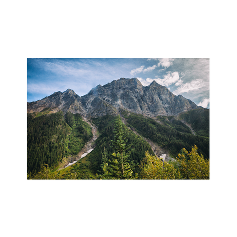 British Columbia Mountains | Wood Print | Landscape Wood Print Collection