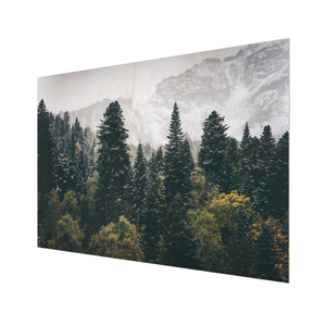 Forest Pine | Wood Print | Landscape Wood Print Collection