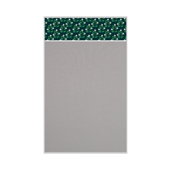 Graphic Bar Satin Aluminum Frame | Fabric Custom Printed Portrait Board