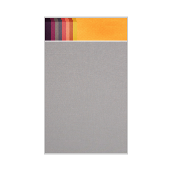 Graphic Bar Satin Aluminum Frame | FORBO Cork Custom Printed Portrait Board