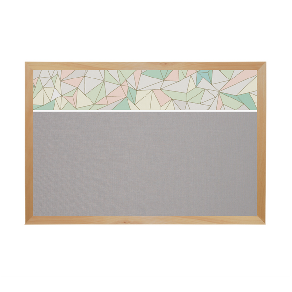 Graphic Bar Wood Frame | FORBO Cork Custom Printed Landscape Board