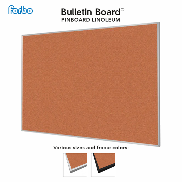 Cinnamon Bark | Landscape FORBO Bulletin Board with Minimalist Frame