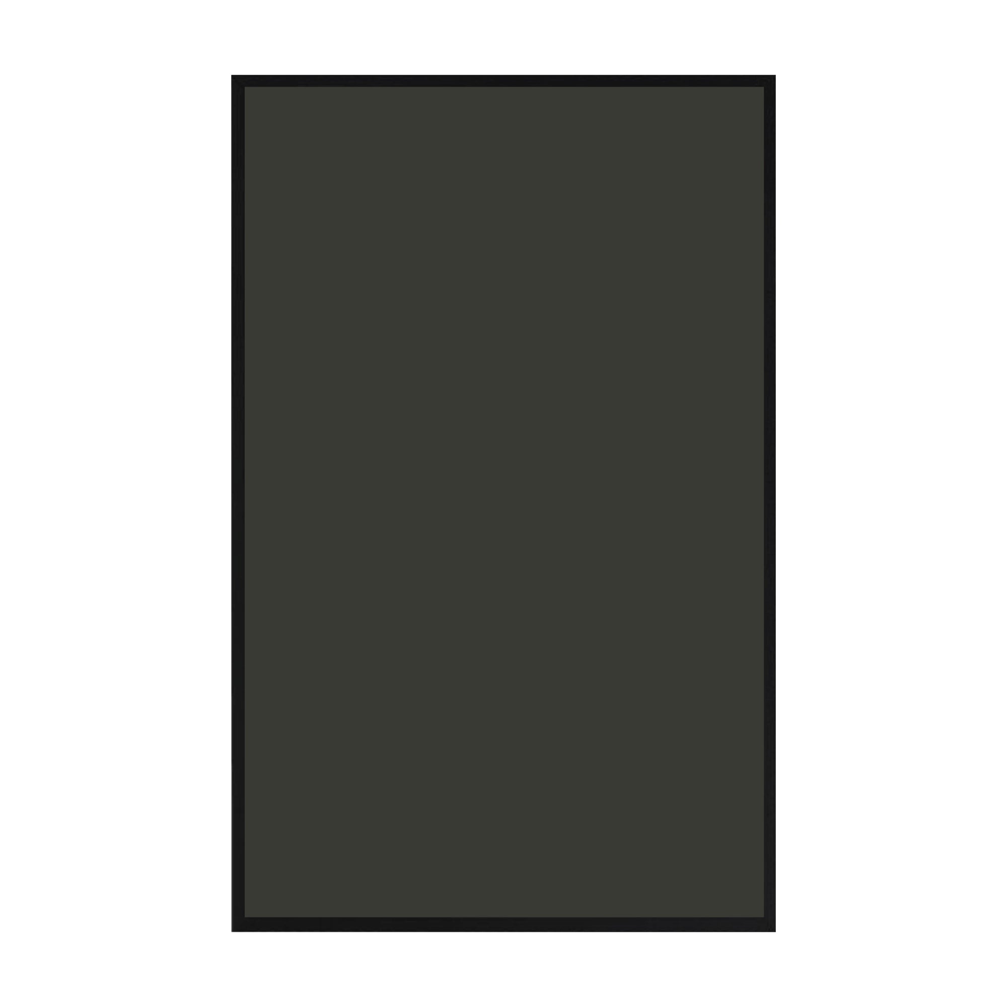 Ebony Aluminum Frame | Portrait Black Lam-Rite Chalkboard