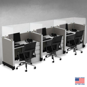 CUBICLE TOP | Hygiene barrier