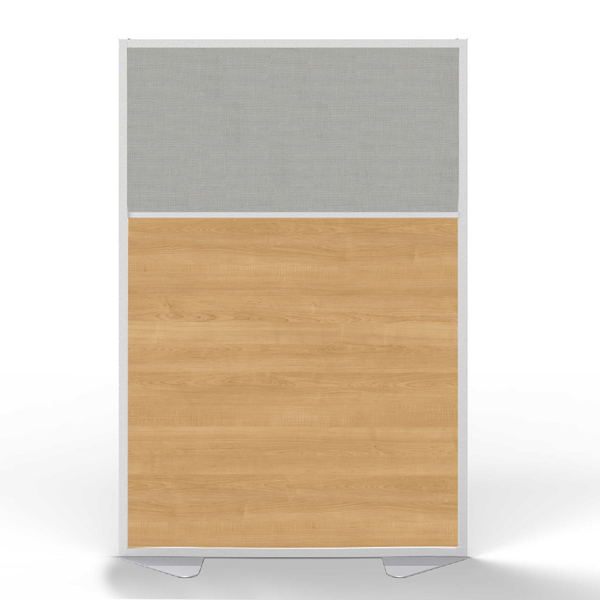 Satin Aluminum Frame | Room Divider - 2 Panel Sections - 48"w x 72"h