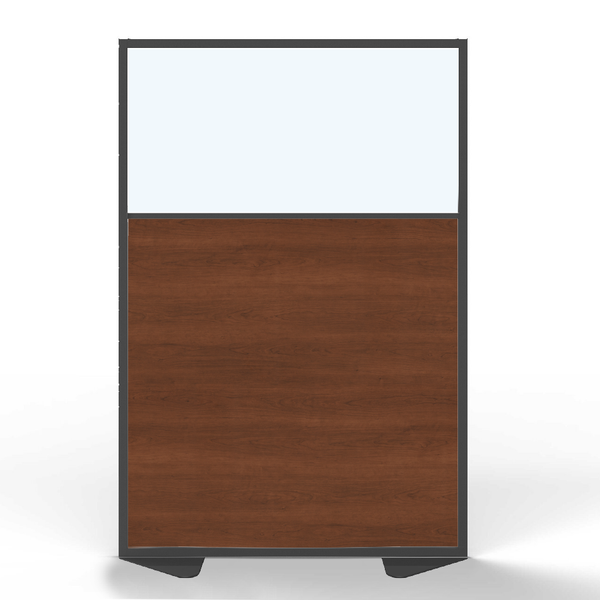 Ebony Aluminum Frame | Room Divider - 2 Panel Sections - 48"w x 72"h