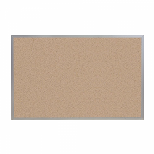 Blanched Almond | FORBO Bulletin Board with Aluminum Frame