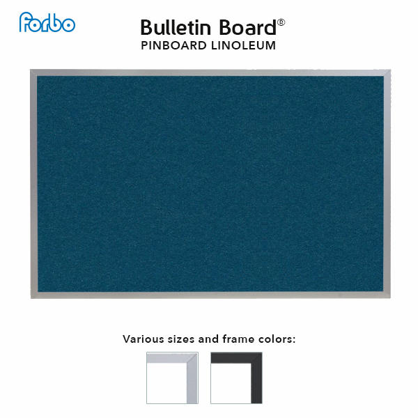 Blue Berry | FORBO Bulletin Board with Aluminum Frame
