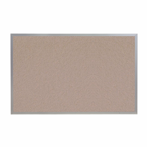 Brown Rice | FORBO Bulletin Board with Aluminum Frame