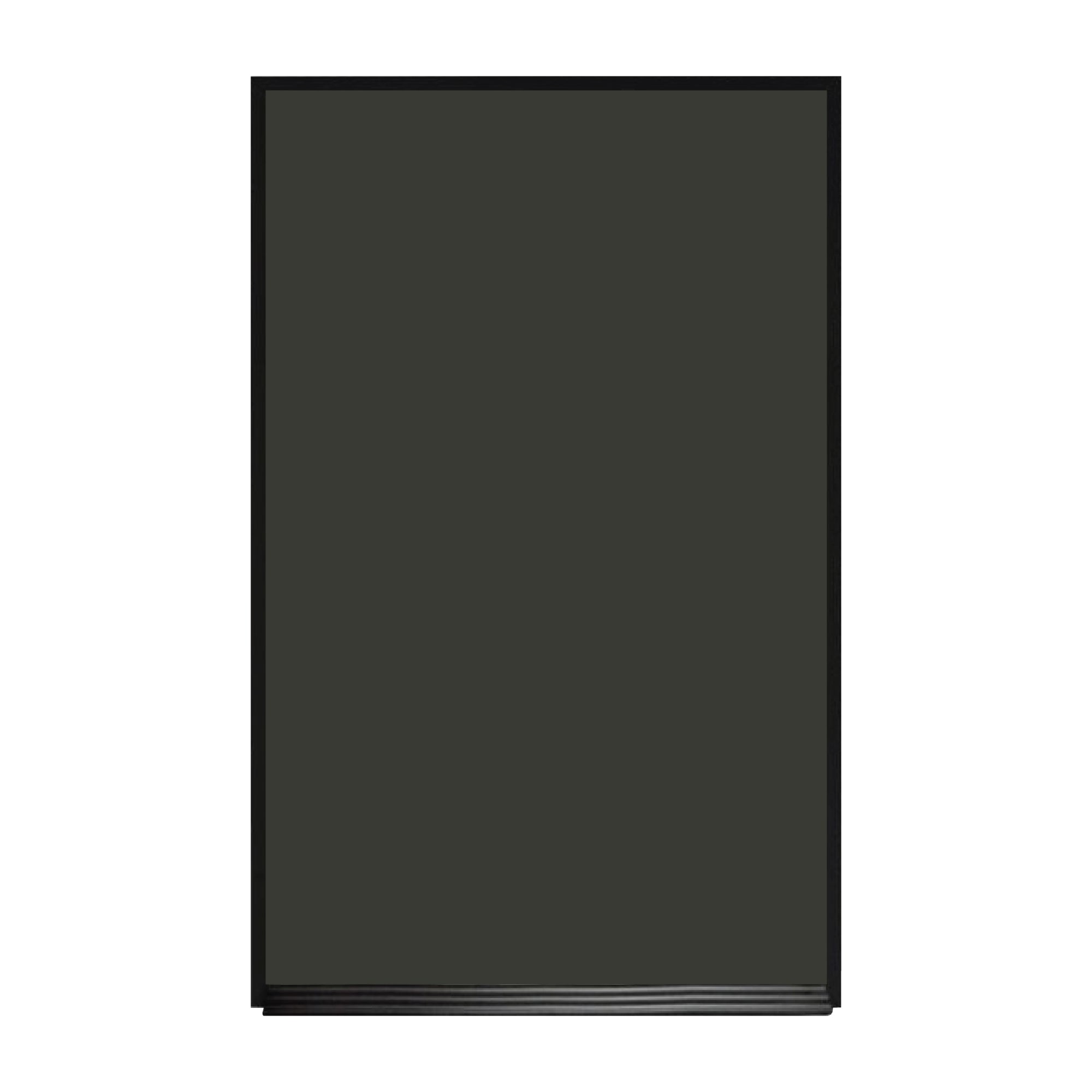 Ebony Aluminum Frame | Portrait Black Lam-Rite Chalkboard